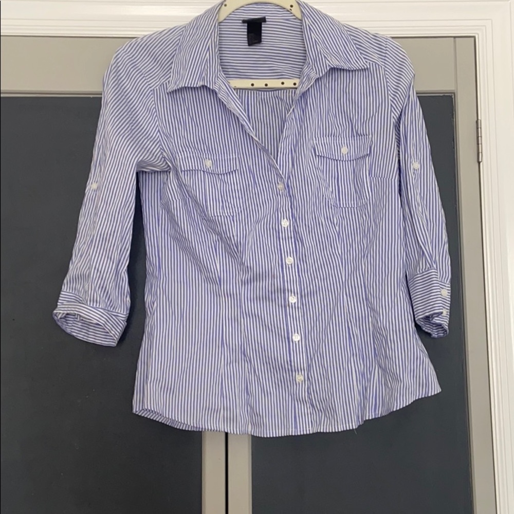 H&M Striped Collared Shirt